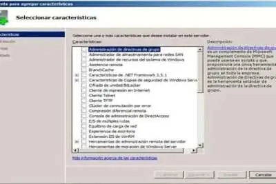 caracteristicas de windows server 2008