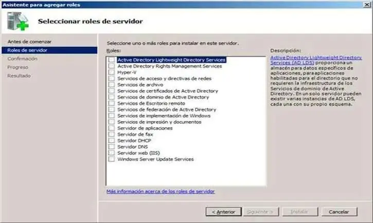 servicios de windows server 2008 R2