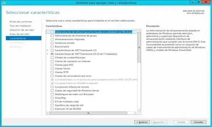 caracteristicas de windows server 2012